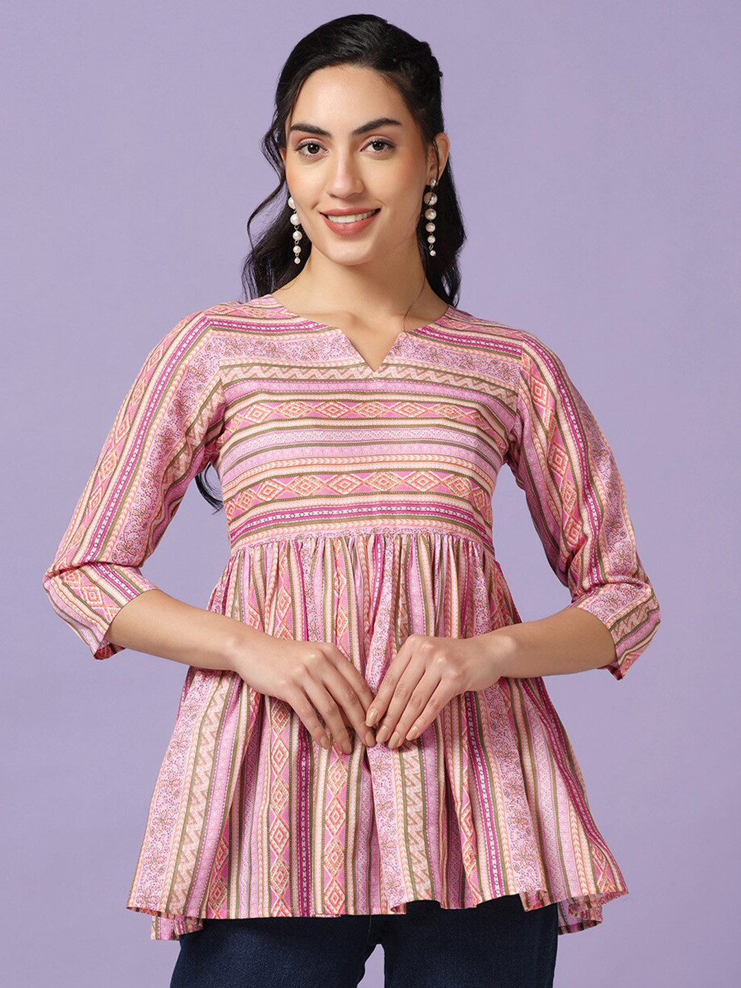 Striped Cotton Tunic