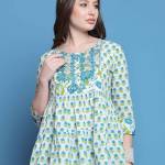 Women Floral Embroidered Ethnic Cotton Top